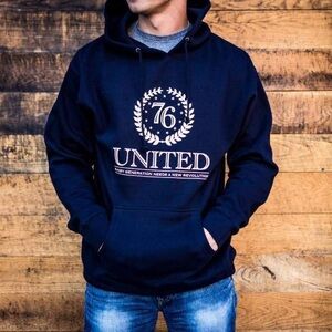 1776 United logo hoodie